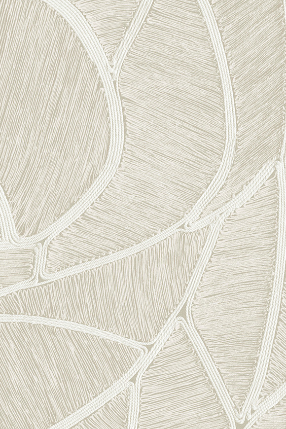 Arte Manila Spiral behang in kleur Bone (64512) - Product close-up