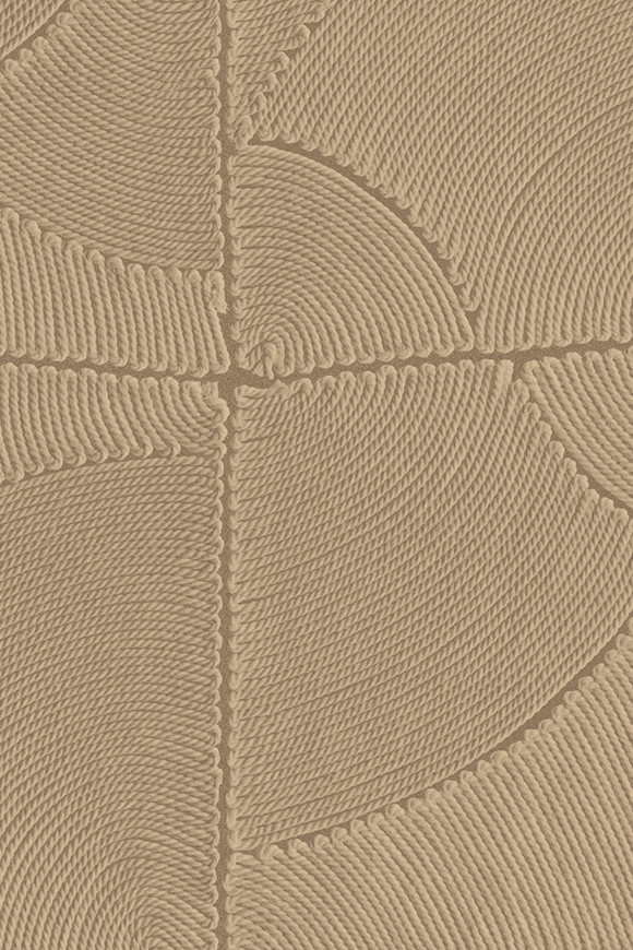 Arte Manila Atlas behang in kleur Camel (64532) - Product close-up