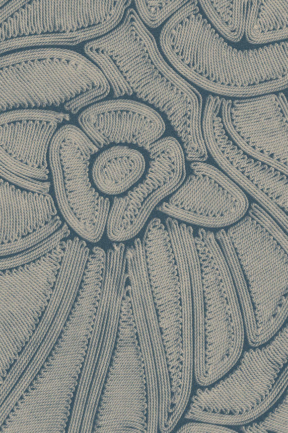 Arte Manila Flore behang in kleur Harbour (64540) - Product close-up