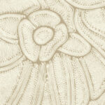 Arte Manila Flore behang in kleur Bone (64541) - Product close-up