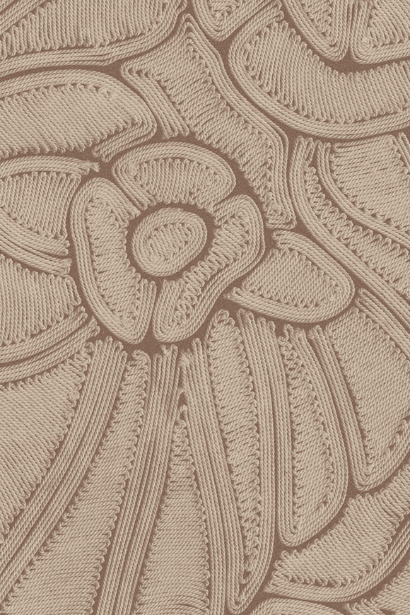 Arte Manila Flore behang in kleur Terracotta (64542) - Product close-up