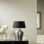 Flamant les unis linens Lin behang in kleur Plume (78000) - Interieur impressie