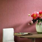 Flamant les unis linens Lin behang in kleur Pimento (78016) - Interieur impressie