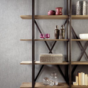 Flamant les unis linens Lin behang in kleur Pave du Nord (78025) - Interieur impressie