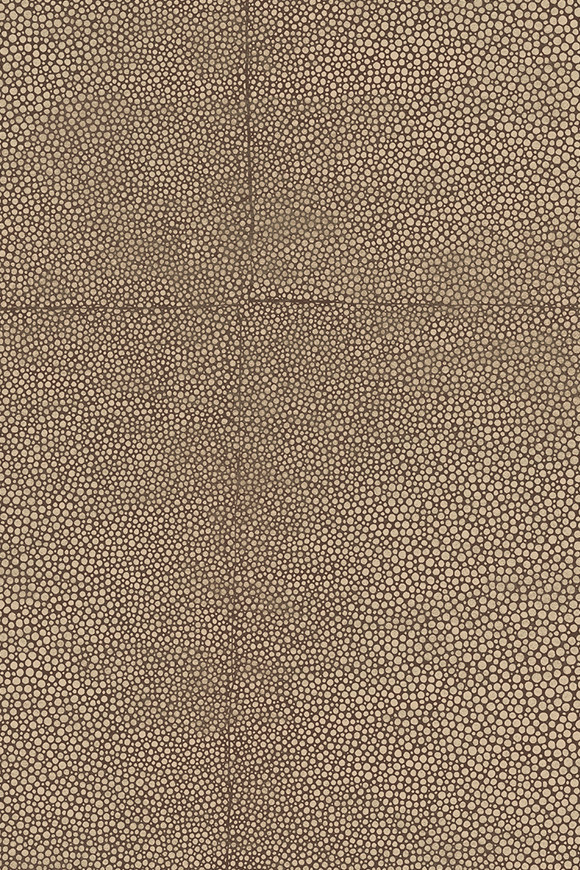 Arte Icons Shagreen behang in kleur Chocolate (85521) - Product close-up