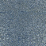 Arte Icons Shagreen behang in kleur Monaco Blue (85523) - Product close-up