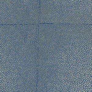 Arte Icons Shagreen behang in kleur Monaco Blue (85523) - Product close-up