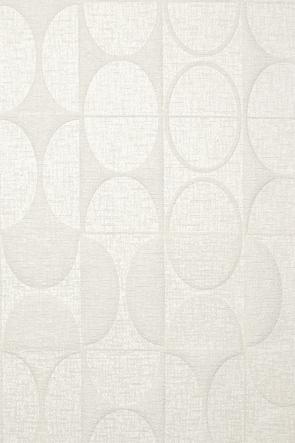 Arte Icons Curve behang in kleur Crisp White (85550) - Product close-up