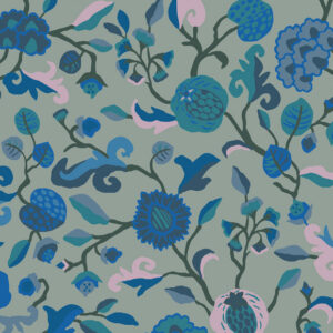 Arte Precious fibers 3 Bayadere behang in kleur GA7 9704 (GA7 9704) - Product close-up