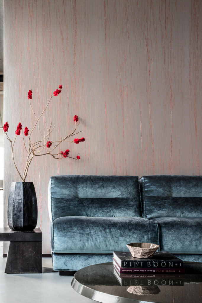 Arte Takara Cobalt behang in kleur 25027 (25027) - Interieur impressie