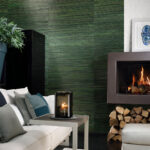 Arte All naturals Casalian behang in kleur Evergreen (14029A) - Interieur impressie