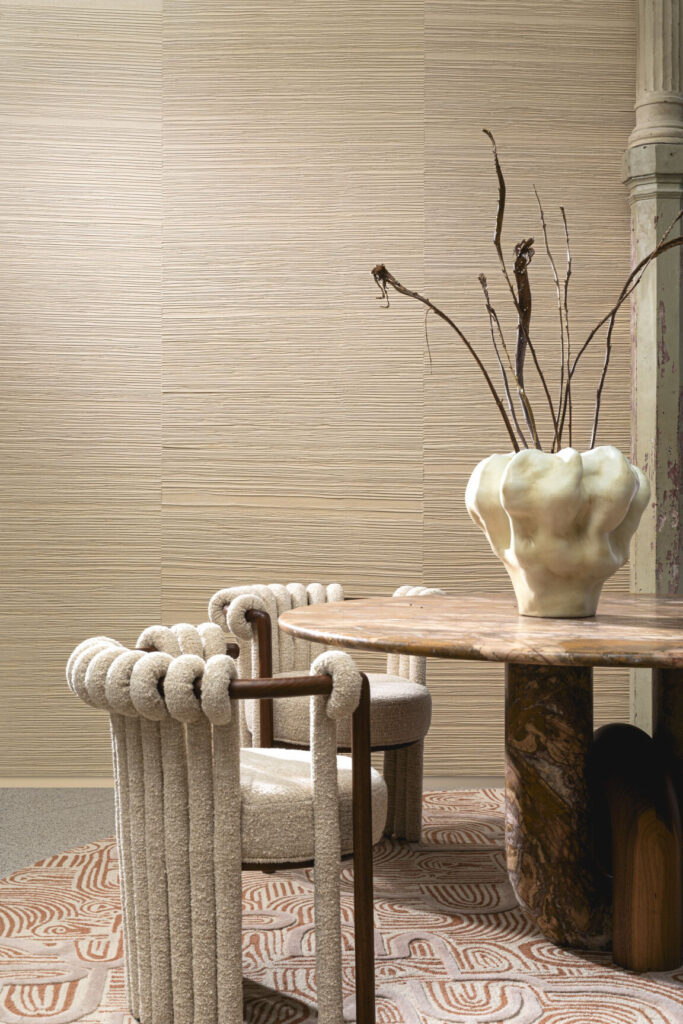 Arte All naturals Drift behang in kleur Linen (40303A) - Interieur impressie