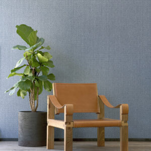 Arte All naturals Ferox behang in kleur Denim (28062A) - Interieur impressie