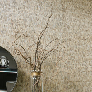 Arte All naturals Fringe behang in kleur Bister (40321A) - Interieur impressie