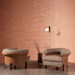 Arte All naturals Koumbala behang in kleur Sunny Brick (22060A) - Interieur impressie