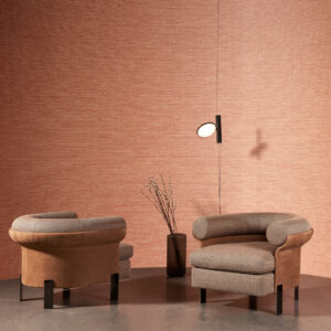 Arte All naturals Koumbala behang in kleur Sunny Brick (22060A) - Interieur impressie