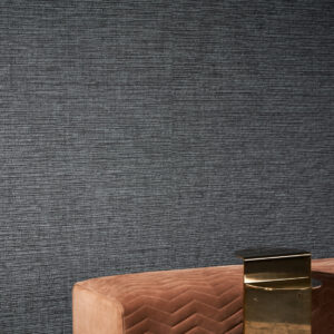 Arte All naturals Koumbala behang in kleur Dark Slate (22064A) - Interieur impressie