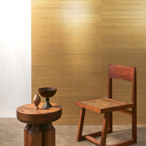 Arte All naturals Line behang in kleur Gold (80710C) - Interieur impressie