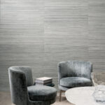 Arte All naturals Line behang in kleur Silver Shadow (80711C) - Interieur impressie