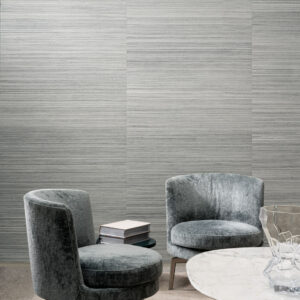 Arte All naturals Line behang in kleur Silver Shadow (80711C) - Interieur impressie