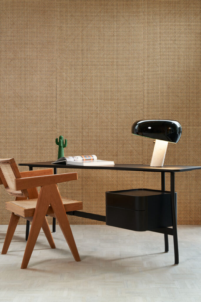 Arte All naturals Rattan behang in kleur Eclipse (85541A) - Interieur impressie