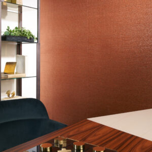 Arte All naturals Shimmer behang in kleur Brick (40352A) - Interieur impressie