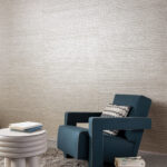 Arte All naturals Twill behang in kleur Chroma (40330A) - Interieur impressie