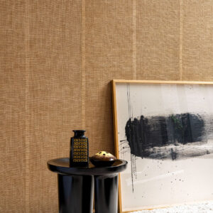 Arte All naturals Uno behang in kleur Ochre (46561A) - Interieur impressie