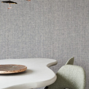 Arte All naturals Waffle weave behang in kleur Navy Beige (85532A) - Interieur impressie