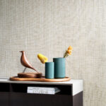 Arte All naturals Waffle weave behang in kleur Camouflage White (85534A) - Interieur impressie