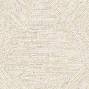 Arte Antigua Pentagono behang in kleur Ivory (33040) - Product close-up