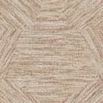 Arte Antigua Pentagono behang in kleur Maroon (33045) - Product close-up