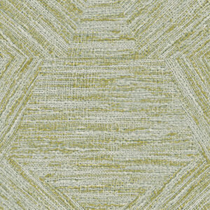 Arte Antigua Pentagono behang in kleur Lime (33047) - Product close-up