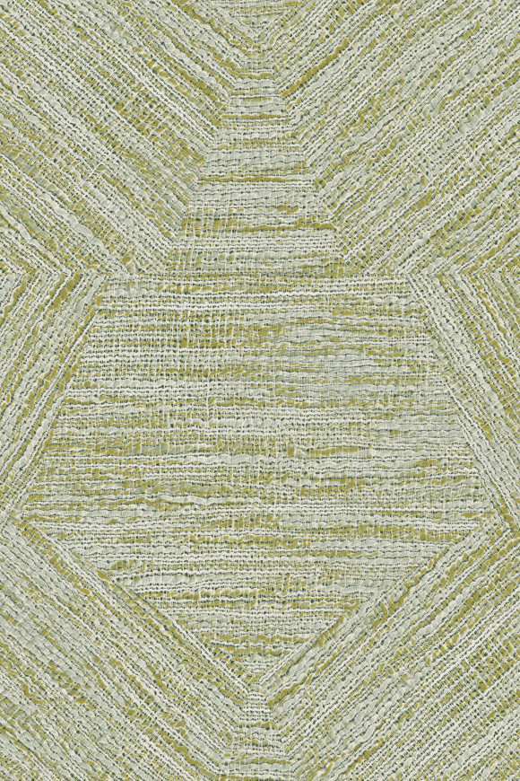 Arte Antigua Pentagono behang in kleur Lime (33047) - Product close-up