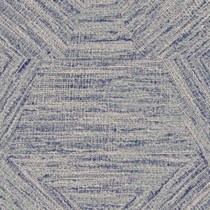 Arte Antigua Pentagono behang in kleur Denim (33049) - Product close-up