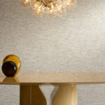 Arte Antigua Ritorto behang in kleur Latte (33054) - Interieur impressie