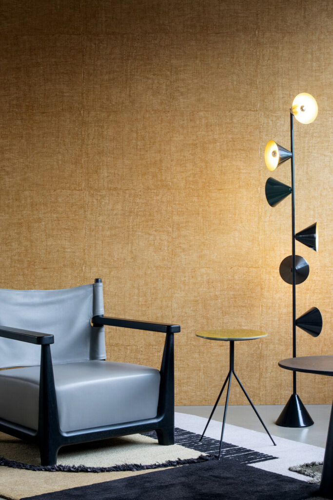 Arte Antigua Tintura behang in kleur Marigold (33023) - Interieur impressie