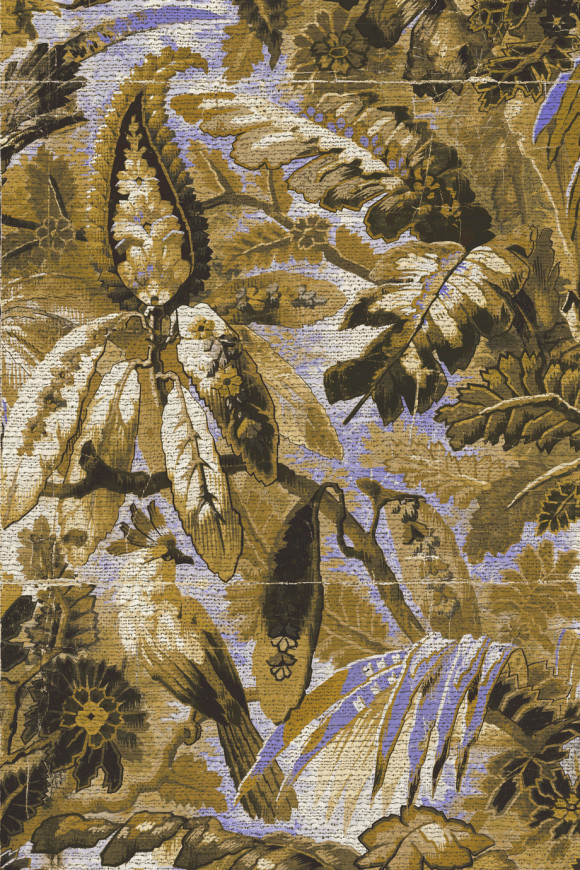 Arte Antigua Tropicali behang in kleur Golden Lilac (33001) - Product close-up
