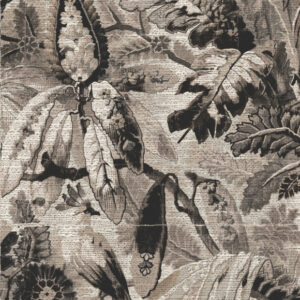 Arte Antigua Tropicali behang in kleur Black Sepia (33003) - Product close-up