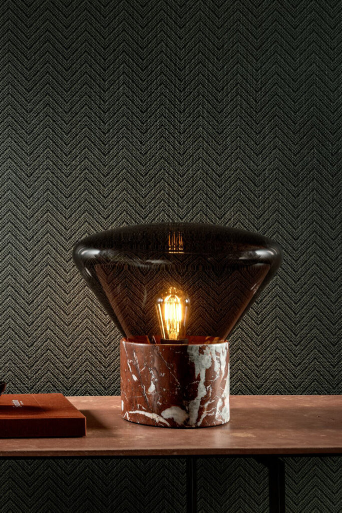 Arte contract Amaranth behang in kleur 67596 - Interieur impressie