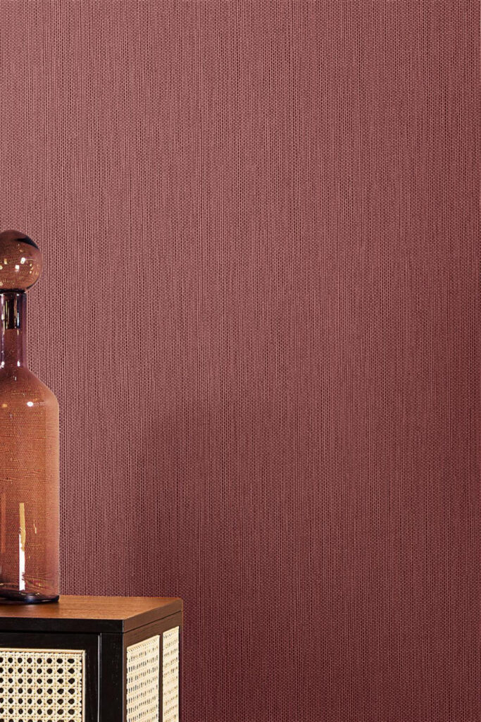 Arte Arte contract Arundo behang in kleur Burgundy (67746) - Interieur impressie