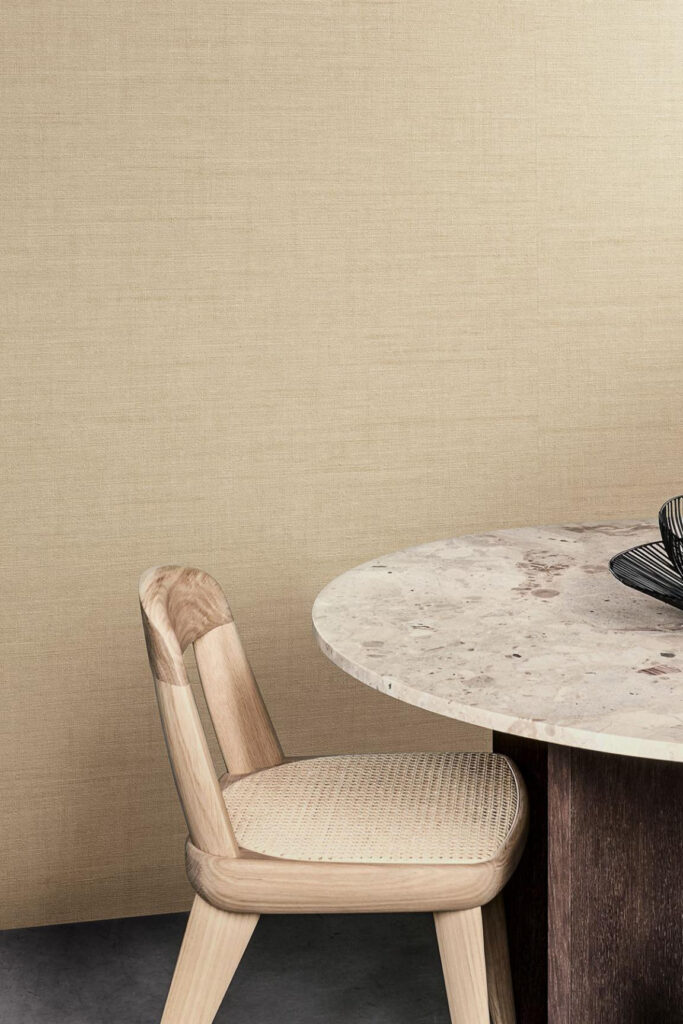 Arte Arte contract Flemish flax behang in kleur Linen (67723) - Interieur impressie