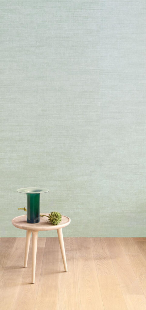 Arte Arte contract Flemish flax behang in kleur Eucalyptus (67731) - Interieur impressie