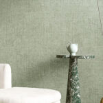 Arte Arte contract Muga silk behang in kleur Thyme (67816) - Interieur impressie