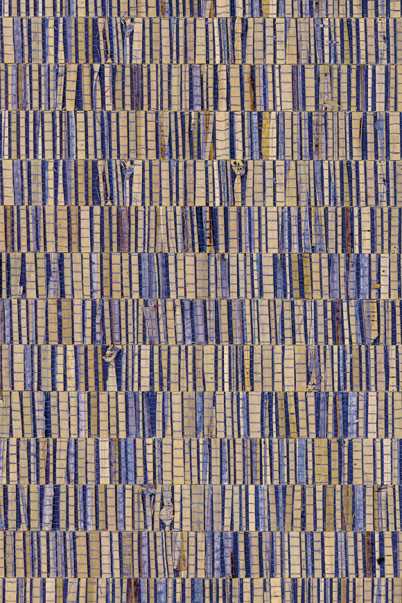 Arte All naturals Fringe behang in kleur Blue Stone (40322A) - Product close-up