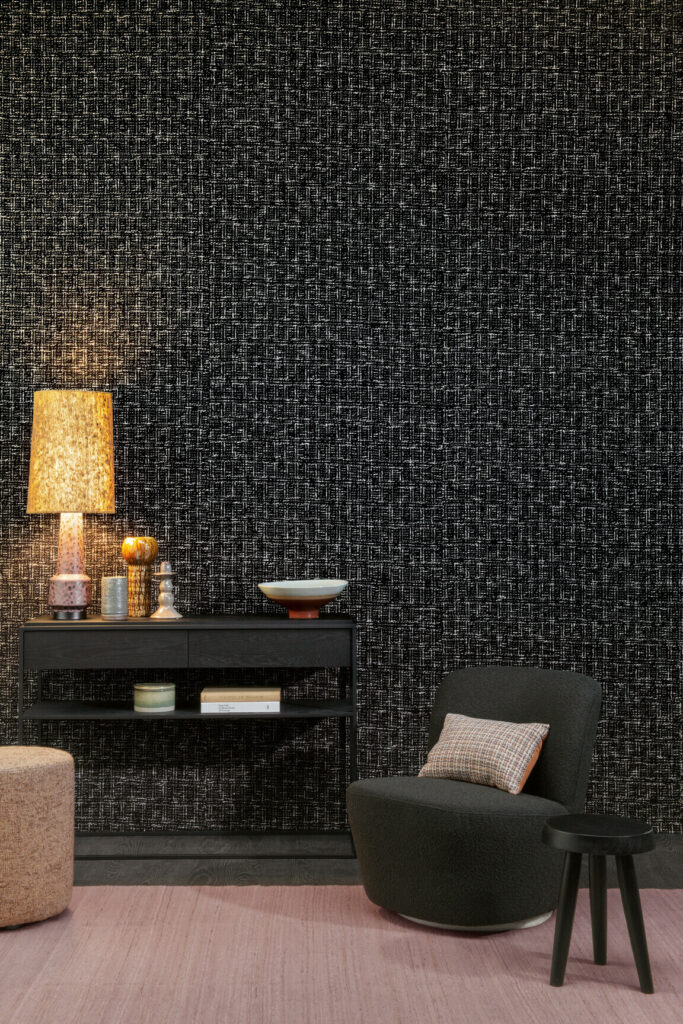 Arte Atelier 1 Mademoiselle tweed behang in kleur AT33 (AT33) - Interieur impressie