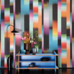 Arte Atelier 1 Time lapse behang in kleur AT91 (AT91) - Interieur impressie