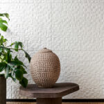 Arte Babylon Adobe behang in kleur Cream (97030) - Interieur impressie