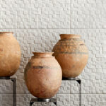 Arte Babylon Adobe behang in kleur Ecru (97031) - Interieur impressie