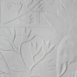 Arte Babylon Between rivers behang in kleur Feather (97002) - Product close-up